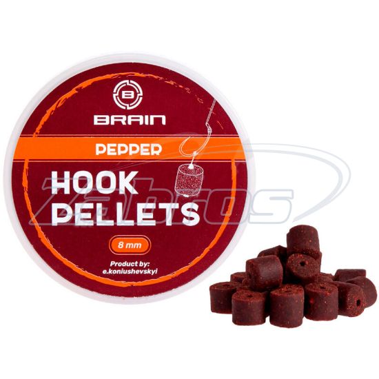 Фото Brain Hook Pellets Pepper (перец), 12 мм, 70 г