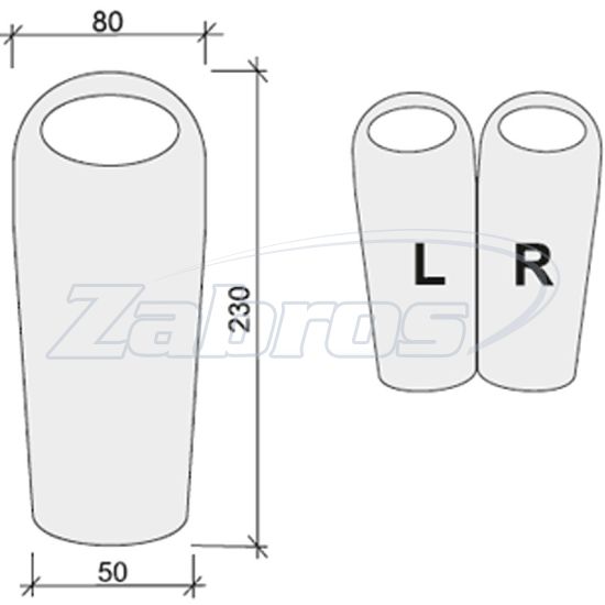 Малюнок Terra Incognita Siesta Regular 200, L, Turquoise/Grey
