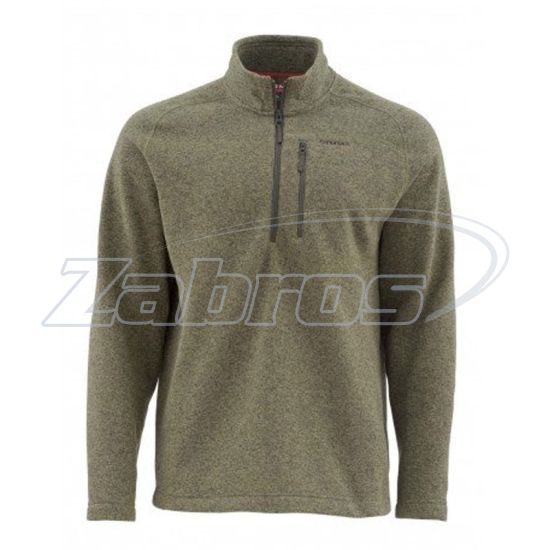 Фото Simms Rivershed Sweater-Quarter Zip, 11900-302-20, S, Loden
