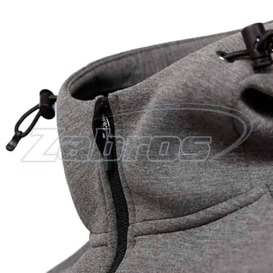 Цена Savage Gear Tec-Foam Zip Hoodie, 76587, L, Dark Grey Melange
