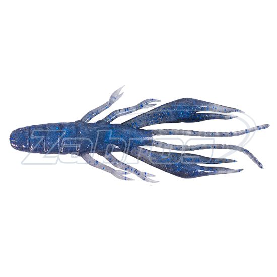 Фото Jackall Waver Shrimp, 3,50", 8,9 см, 7 шт, Black / Blue Shrimp