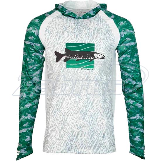 Фото Favorite Hooded Jersey Pike, XL, Green
