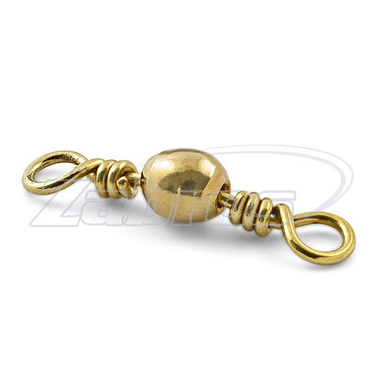 Фото Lucky John Barrel Swivel Brass, 5003-001, 45 кг, 5 шт