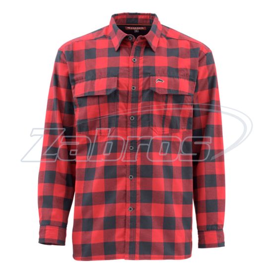 Фото Simms ColdWeather Shirt, 10777, L, Red Buffalo Plaid