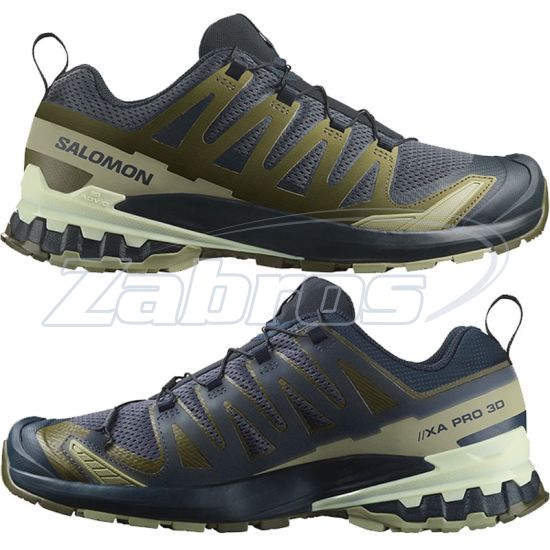 Фотография Salomon XA Pro 3D V9, L47467500, 10,5, India Ink/Olive Night/Aloe Wash