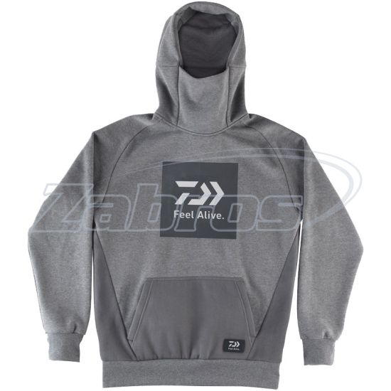 Фото Daiwa D-Vec Hoodie Feel Alive, 18207-140, XXL, Gray