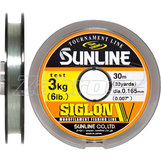 Фото Sunline Siglon V, 0,17 мм, 3 кг, 30 м, Clear