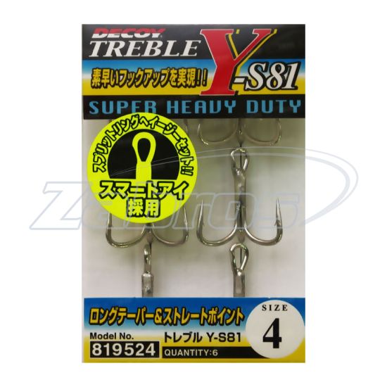 Картинка Decoy Y-S81, Treble, 1/0, 6 шт