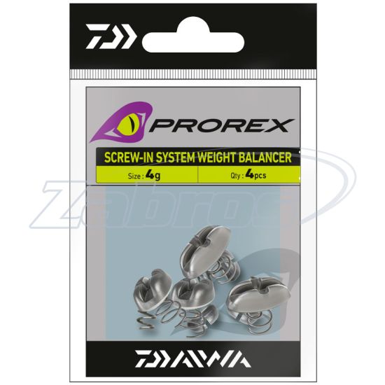 Фотография Daiwa Prorex Screw-In Weight Balancer, 15411-110, 10 г, 3 шт