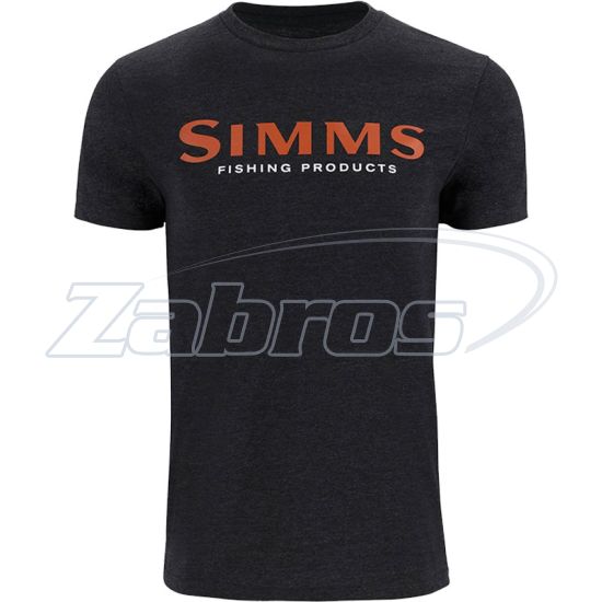 Фото Simms Logo T-Shirt, 12803, M, Dark Gunmetal Heather