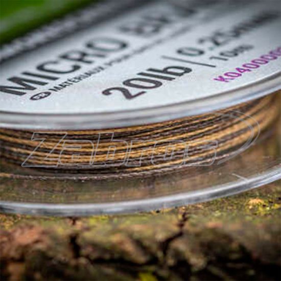 Фотография Korum Smokescreen Micro Braid, K0400002, 15 lb, 10 м