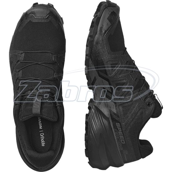 Картинка Salomon Speedcross 6 Forces, L47161100, 10, Black/Phantom