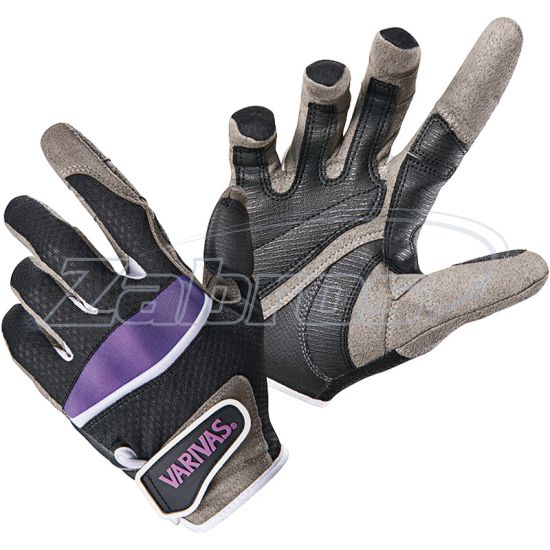 Фото Varivas Fighting Gloves Max VAG-27, XXXL, Black&Purple