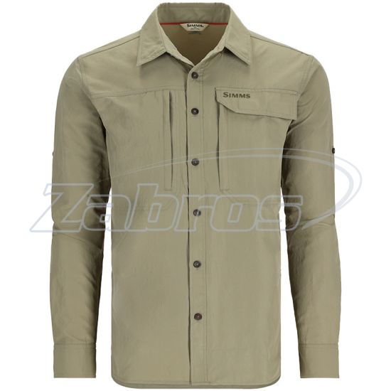 Фото Simms Guide Fishing Shirt, 13645-160-40, L, Stone