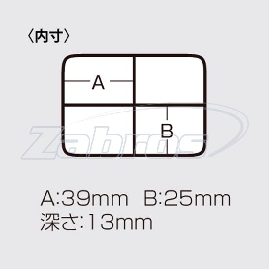Малюнок Meiho FB-4, 9,5x6,8x1,8 см