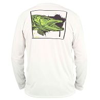 Футболка Simms Solar Tech Tee - Lake Collection, 12883-123-20, S, Muskie Face White: купить, цена, Киев, Украина | Zabros