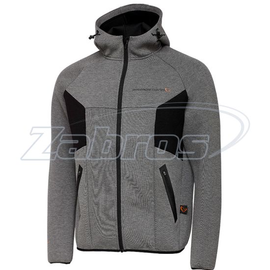 Фото Savage Gear Tec-Foam Zip Hoodie, 76589, XXL, Dark Grey Melange