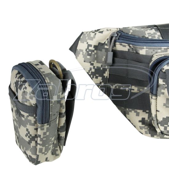 Prox Digital Camo Waist Bag, VC102W, 37x10x15 см, White, Украина