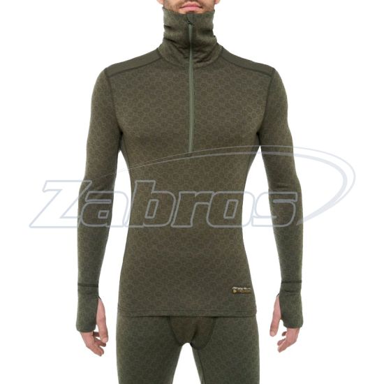 Фото Thermowave Merino Xtreme Turtleneck ½ Zip Long-Sleeve Shirt, XXXL, Forest Green