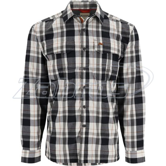 Фото Simms ColdWeather Shirt, 10777, M, Gunmetal Logan Plaid