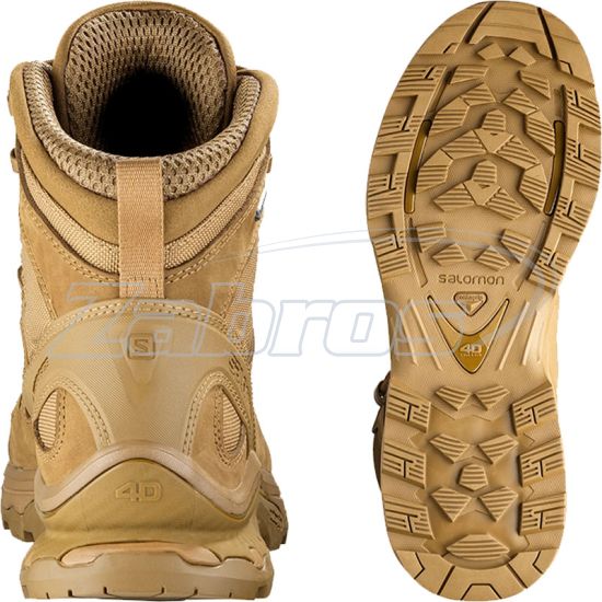 Купить Salomon Quest 4D Gore-Tex Forces 2, L40943400, 9,5, Coyote Brown
