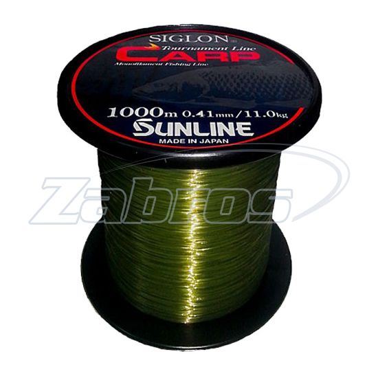 Фото Sunline Siglon Carp, 0,3 мм, 6,2 кг, 1000 м, Green