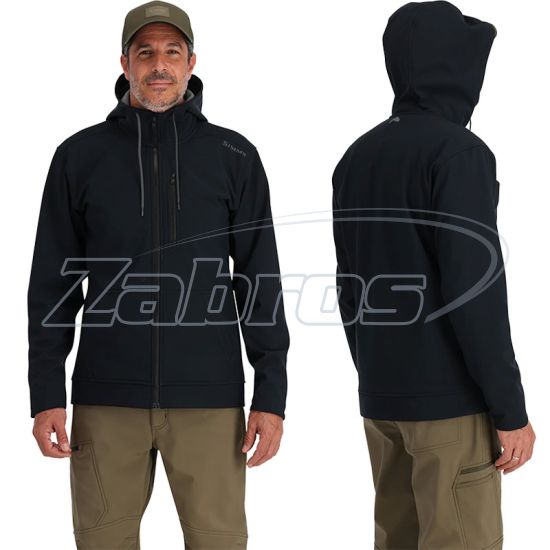 Фотографія Simms Rogue Fleece Hoody, 14403-001-20, S, Black