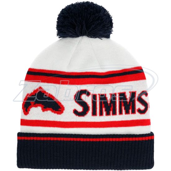 Фото Simms Tip-Up Pom Beanie, 13788-635-00, Americana