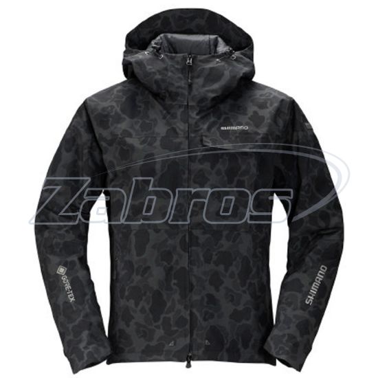 Фото Shimano GORE-TEX Explorer Warm Jacket, RB-01JS, L, Black Duck Camo
