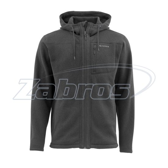 Фото Simms Rivershed Hoody Full Zip, 1126700120, S, Black