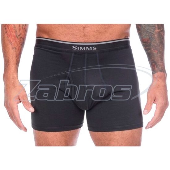 Фотография Simms Cooling Boxer Brief, 12913-003-20, S, Carbon