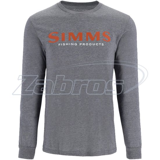 Фото Simms Logo LS Shirt, 13626, XL, Athletic Heather