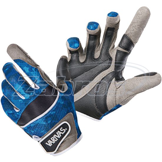 Фото Varivas Fighting Gloves Max VAG-27, XXXL, Blue Camo