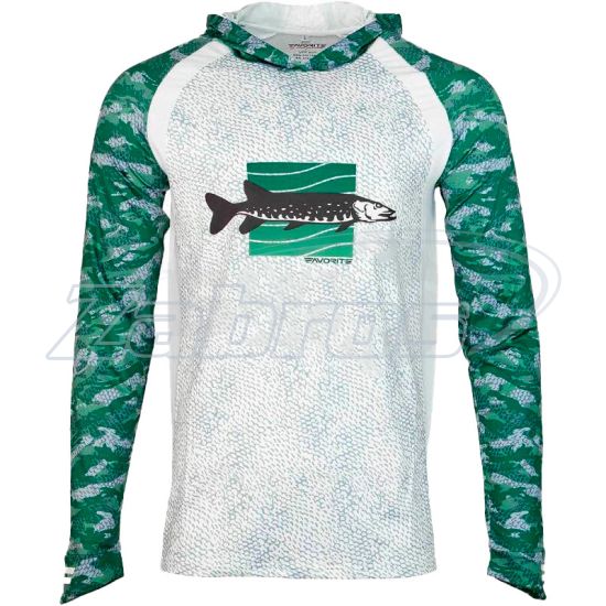 Фото Favorite Hooded Jersey Pike, XXXL, Green