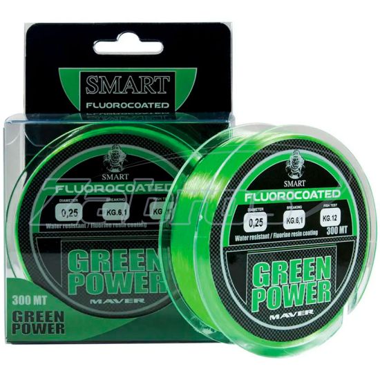 Фото Maver Smart Green Power Fluorine, 0,25 мм, 6,1 кг, 300 м