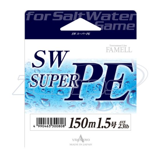 Фото Yamatoyo SW Super PE, #4, 0,33 мм, 20,25 кг, 150 м, Blue