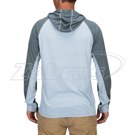 Картинка Simms BugStopper SolarFlex Hoody, 12602-881-70, XXXL, Steel Blue