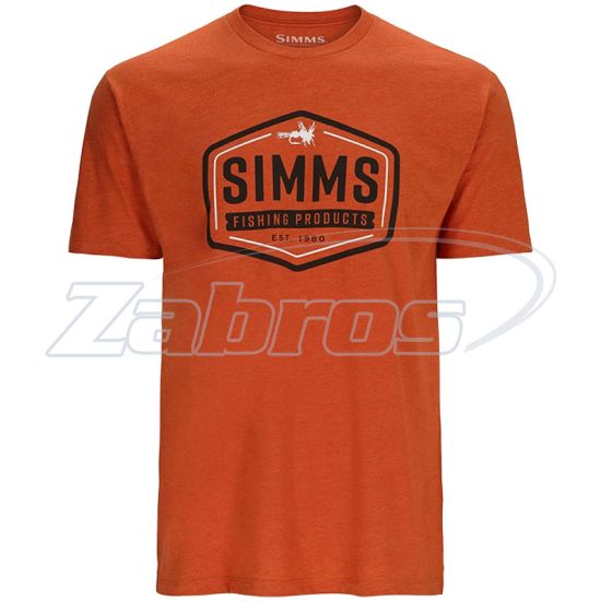 Фото Simms Fly Patch T-Shirt, 14095-799-30, M, Adobe Heather