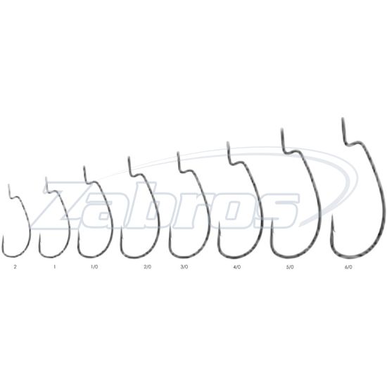 Фотография BKK Offset Worm WG, 6/0, 5 шт