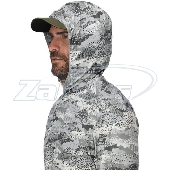 Картинка Simms Bugstopper SolarFlex Hoody, 13682-1313-30, M, Shroud Sterling