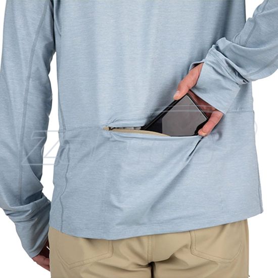 Цена Simms SolarFlex Guide Cooling Hoody, 13485-881-60, XXL, Steel Blue