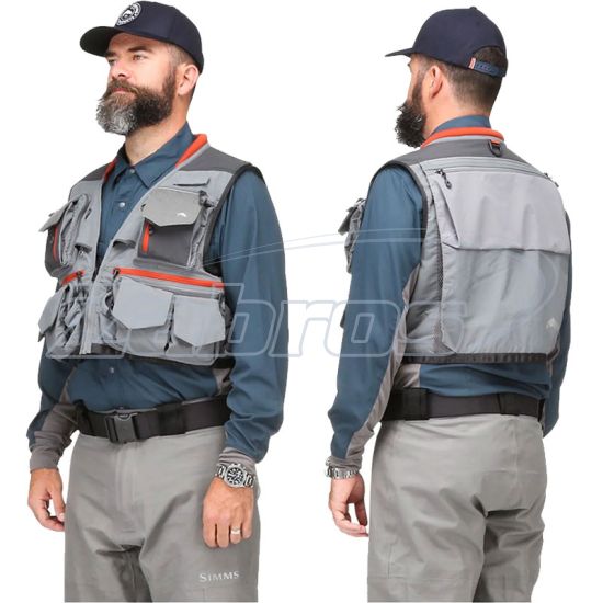 Фотография Simms Guide Fishing Vest, 12152, XL, Steel