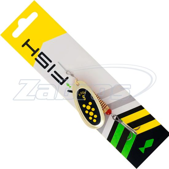 Фото X-Fish Spike, #5, 14,5 г, Gold Black Lime