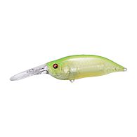 Воблер Megabass IxI Shad Type-3 57SF, 5,7 см, 7 г, 2,3 м, Clear Lime Chart, купить, цена, Киев, Украина | Zabros