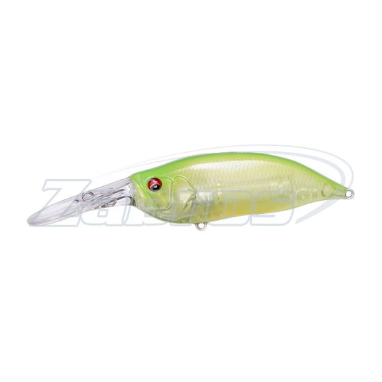 Фото Megabass IxI Shad Type-3 57SF, 5,7 см, 7 г, 2,3 м, Clear Lime Chart