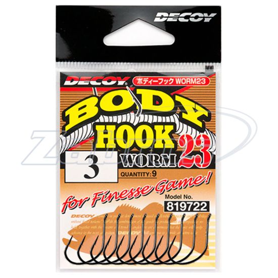 Малюнок Decoy Worm23, Body Hook, 4, 9 шт