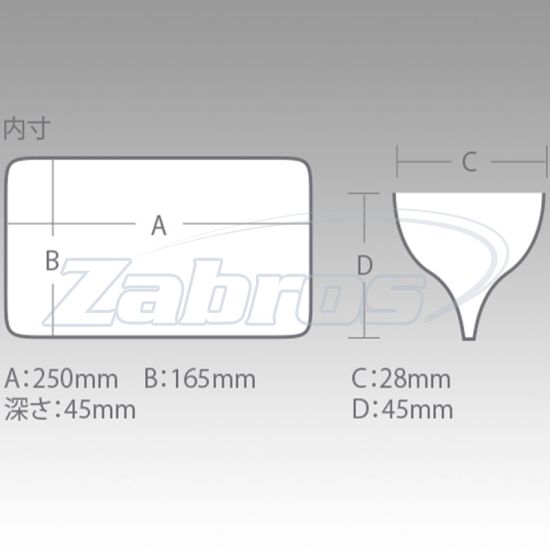 Цена Meiho Reversible 165N, 114660, 25,5x19x5 см