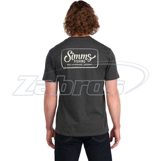 Цена Simms Two Tone Pocket Tee, 13628-086-50, XL, Charcoal Heather