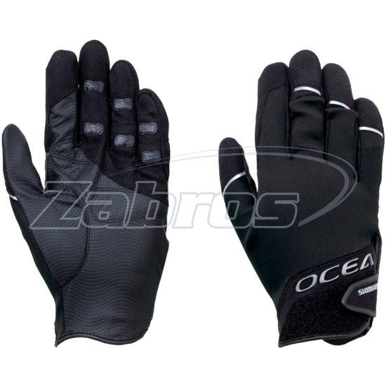 Фото Shimano 3D Stretch Chloroprene Gloves, XL, Black