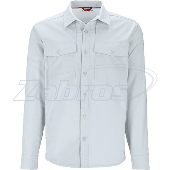 Фото Simms No-See-Um Bugstopper LS Shirt, 14110-1326-20, S, Bimini Blue Heather